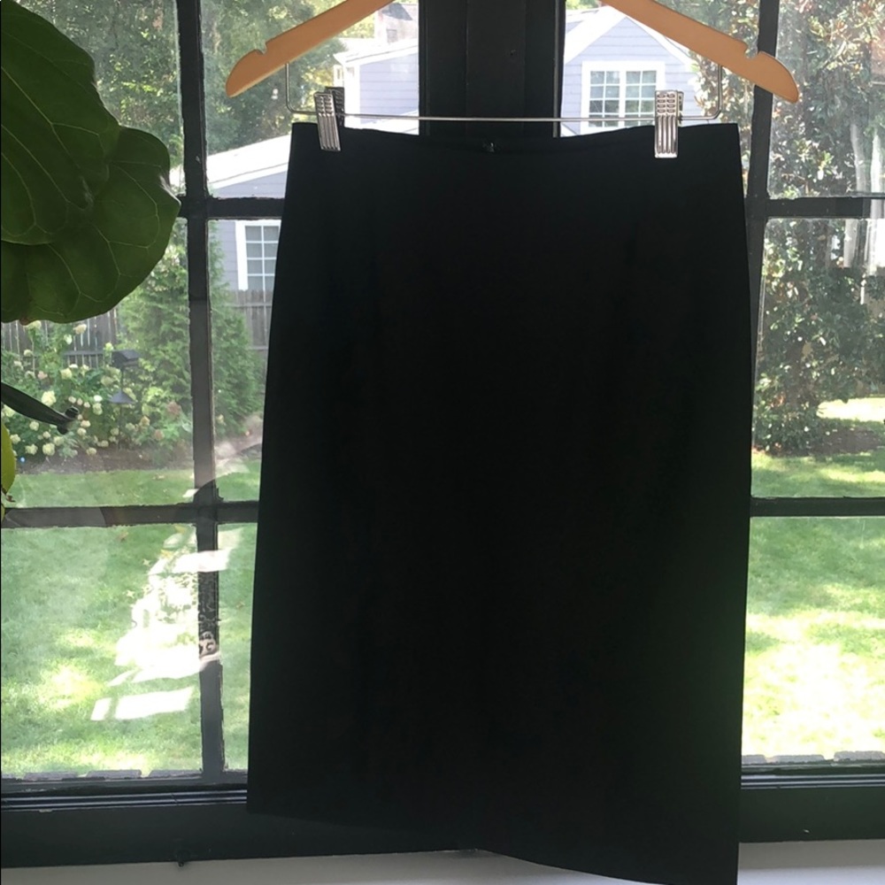 Theory Golda Black Pencil Skirt